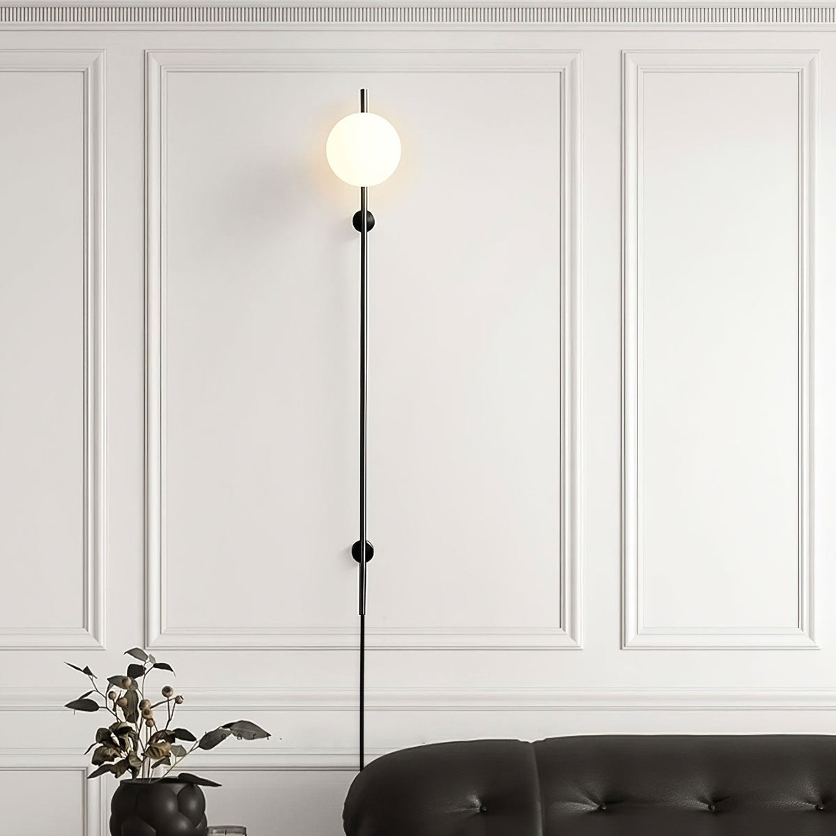 Evshaora lampada da parete in vetro moderno minimalista