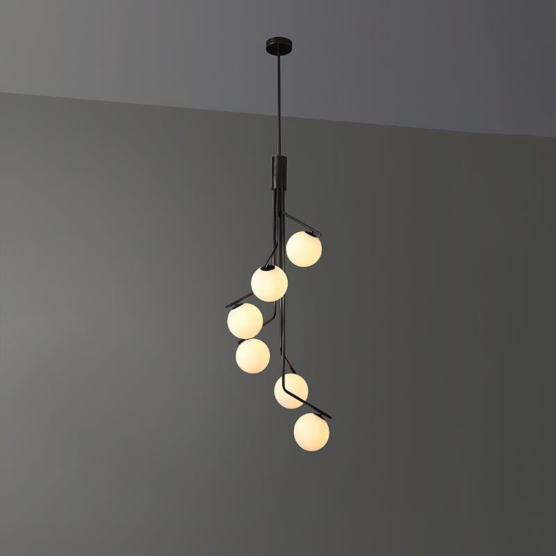Solivine lampadario Oro Ramo sfera LED