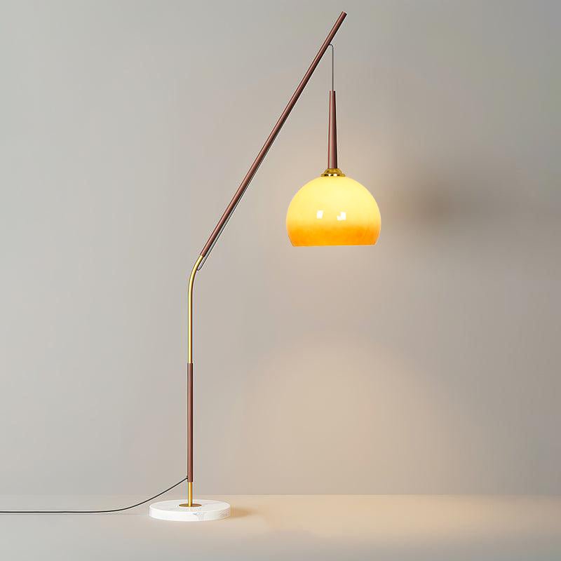 Catalil lampada da terra in vetro Retro