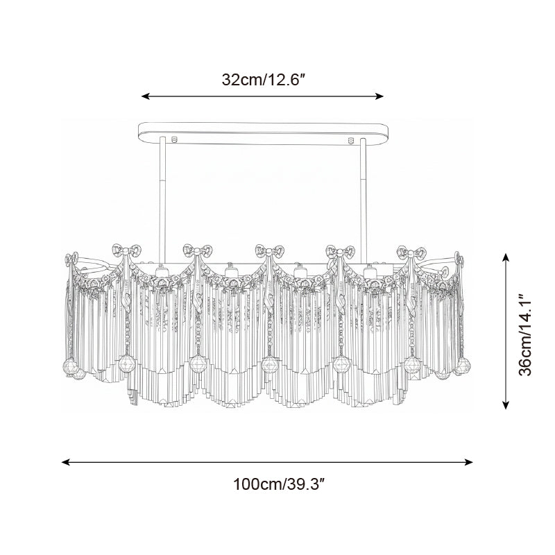 Calaine Cascade lampadario