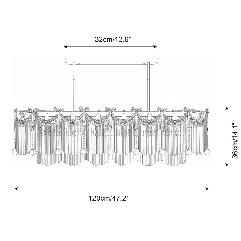 Calaine Cascade lampadario
