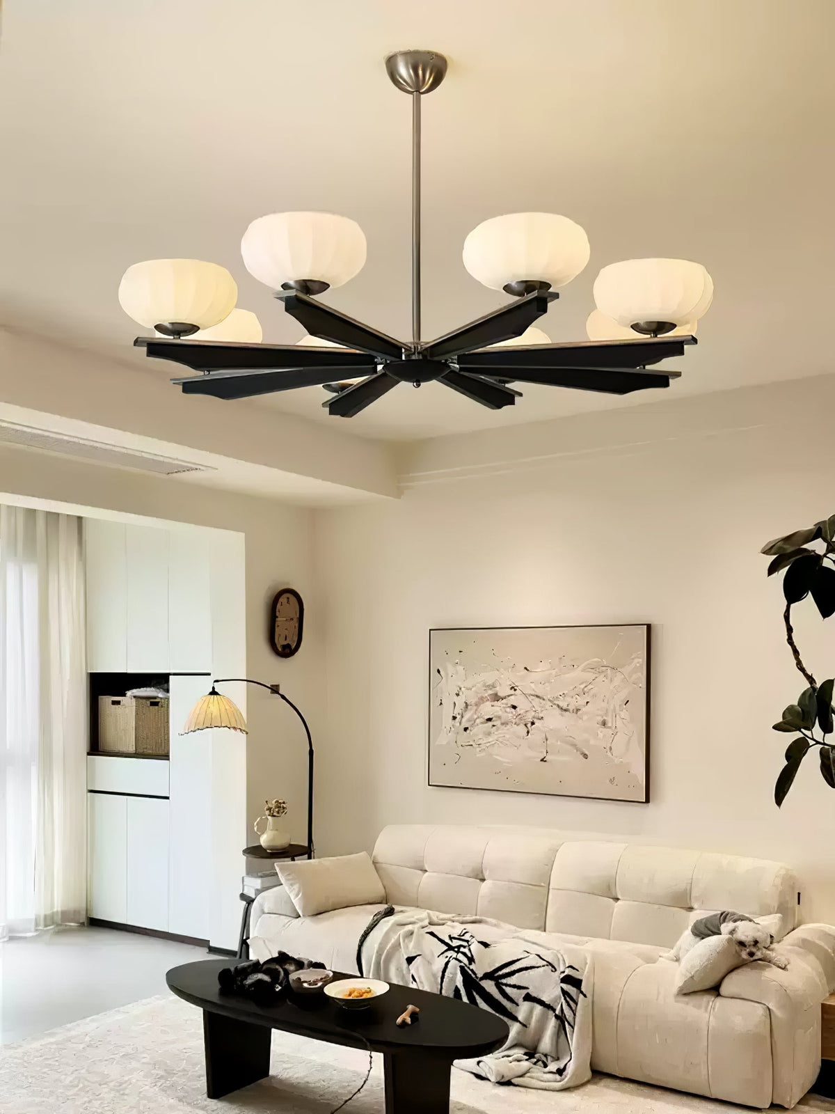 Uzoror lampadario Eleganza Tradizionale in legno vintage