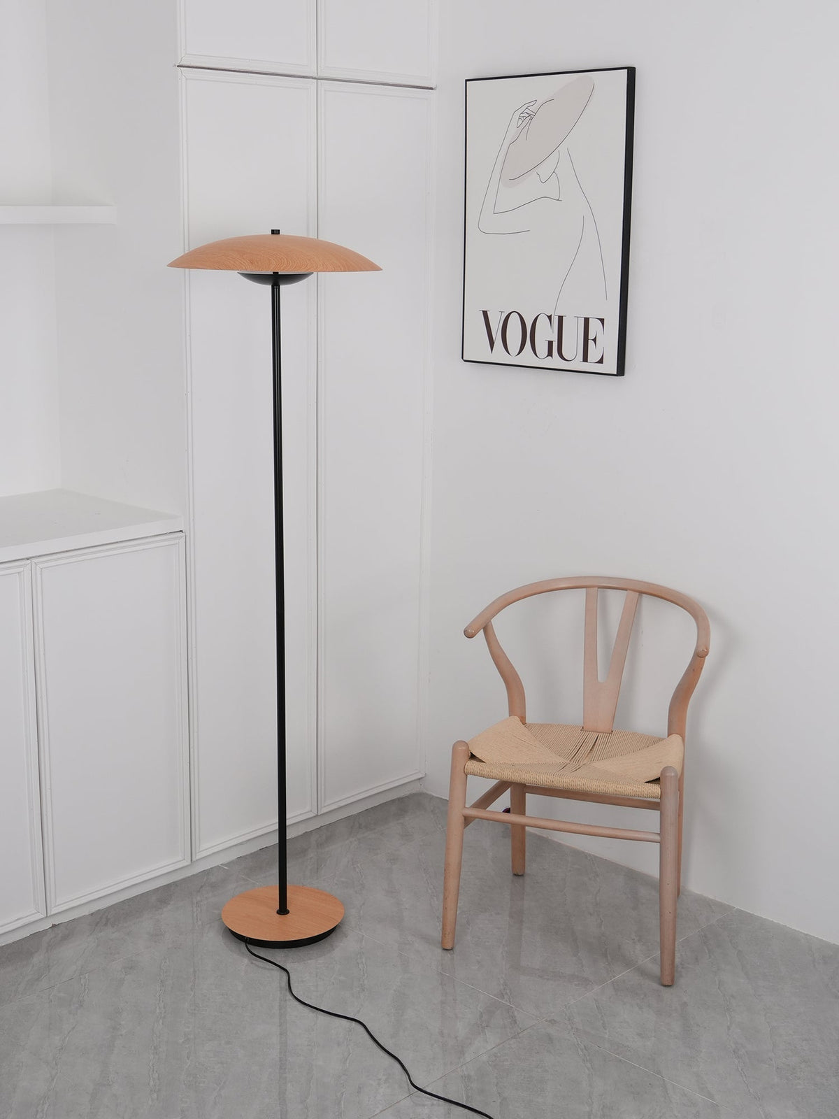 Ferinira lampada da terra in Alluminio minimalista