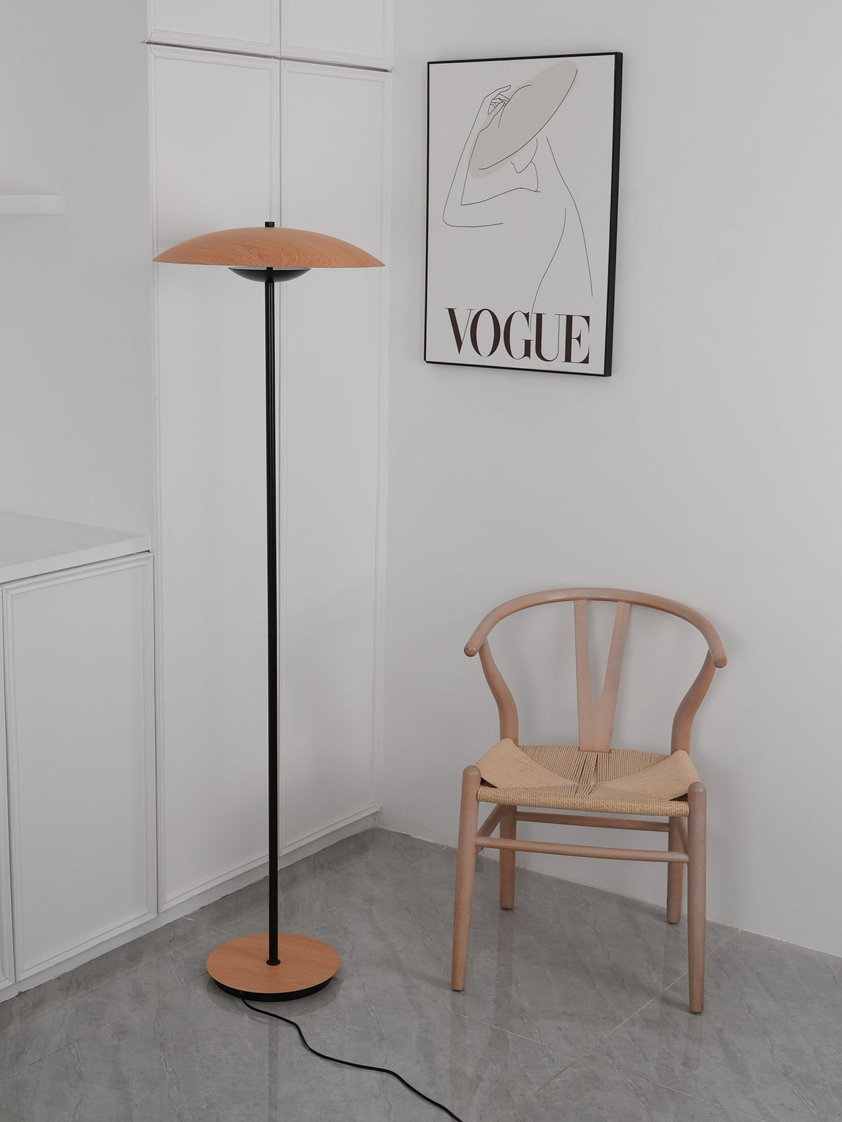 Ferinira lampada da terra in Alluminio minimalista