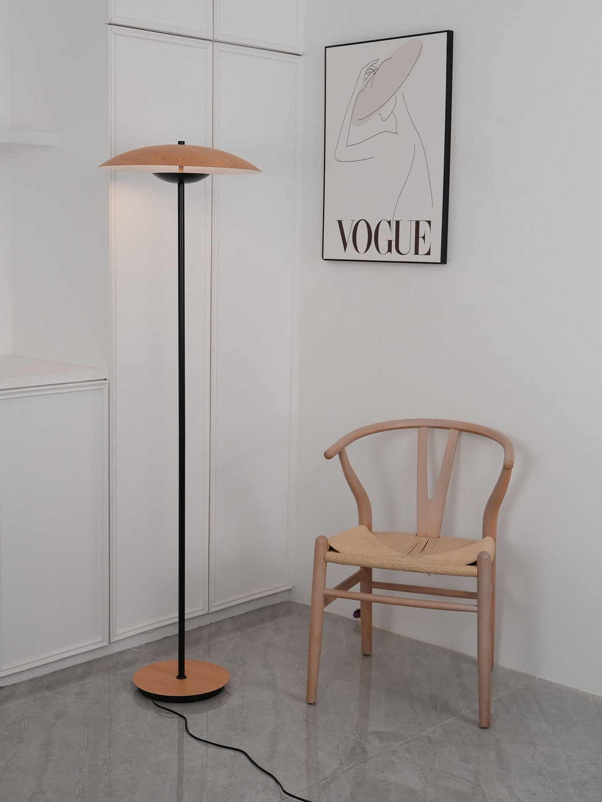 Ferinira lampada da terra in Alluminio minimalista