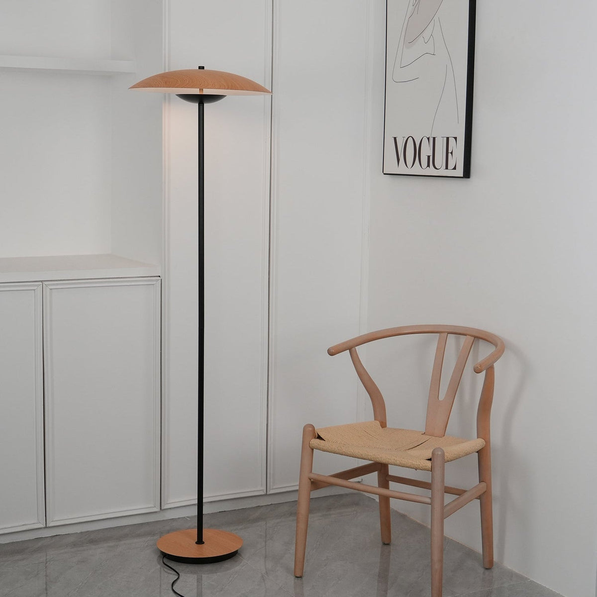 Ferinira lampada da terra in Alluminio minimalista