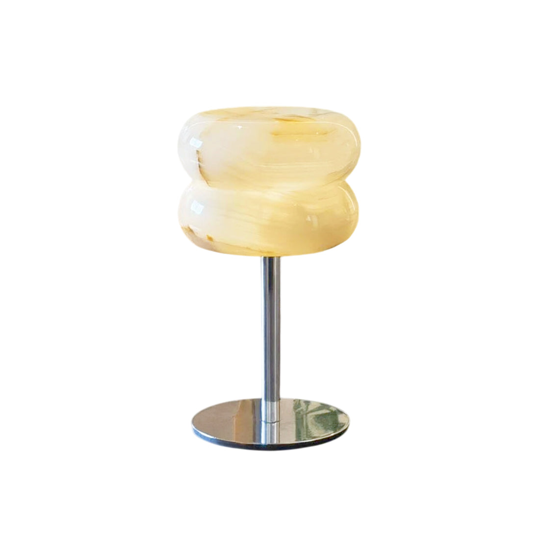 Nivaraine Donut lampada da tavolo in alabastro