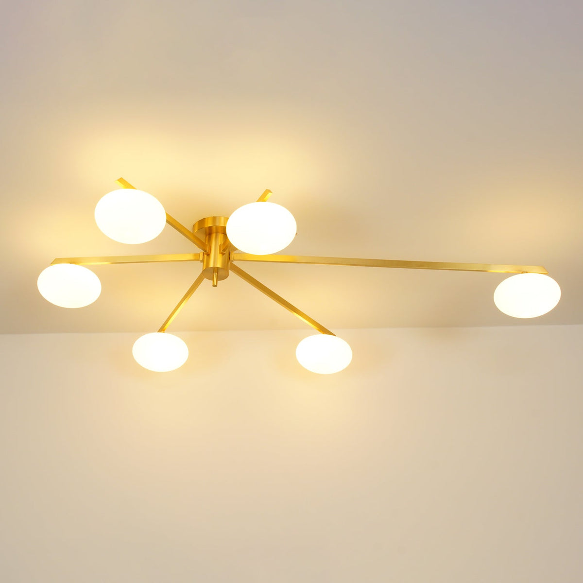 Valentina Lampada da Soffitto Moderna in Vetro Nero