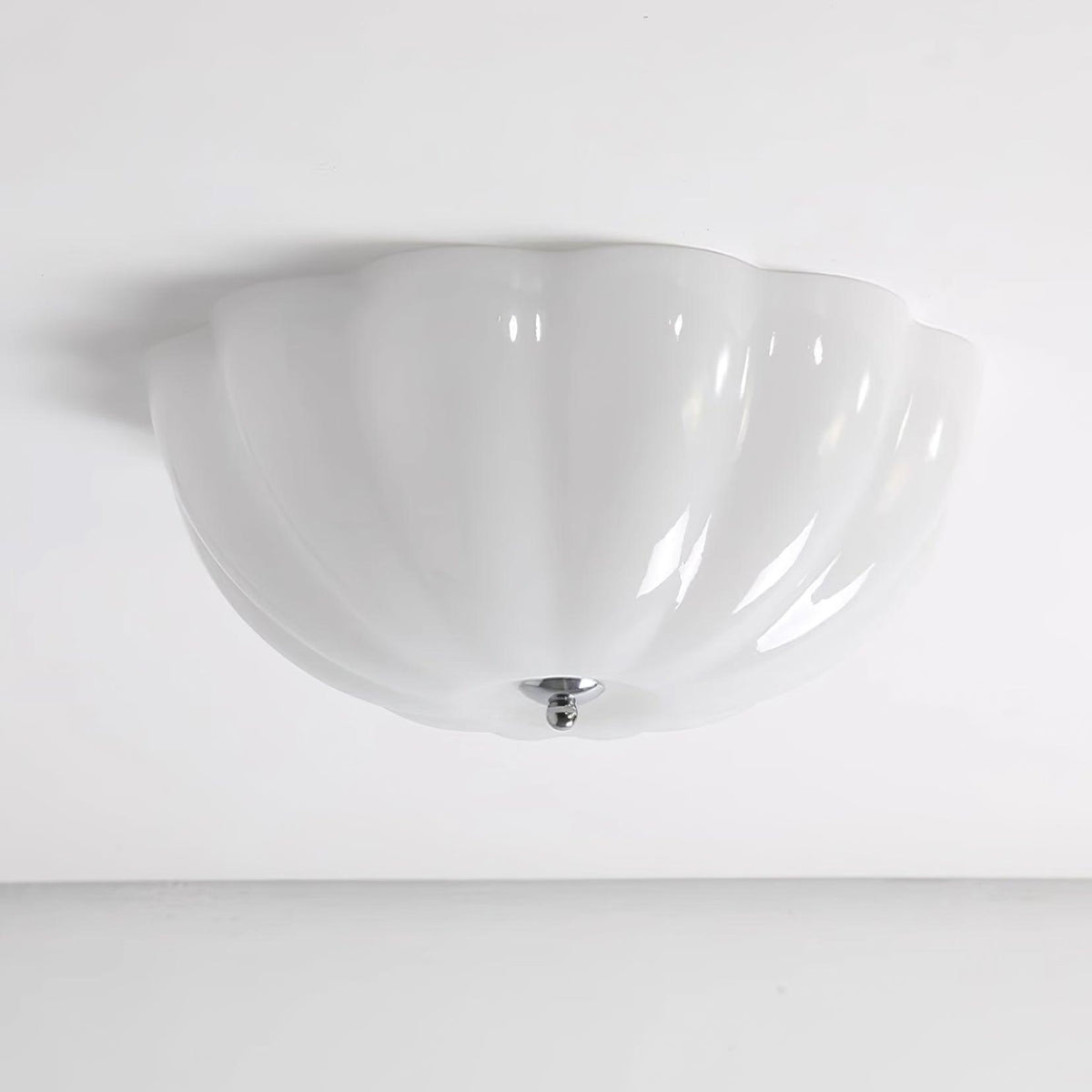 Etta plafoniera vetro Jelly Opalescente per camera da letto