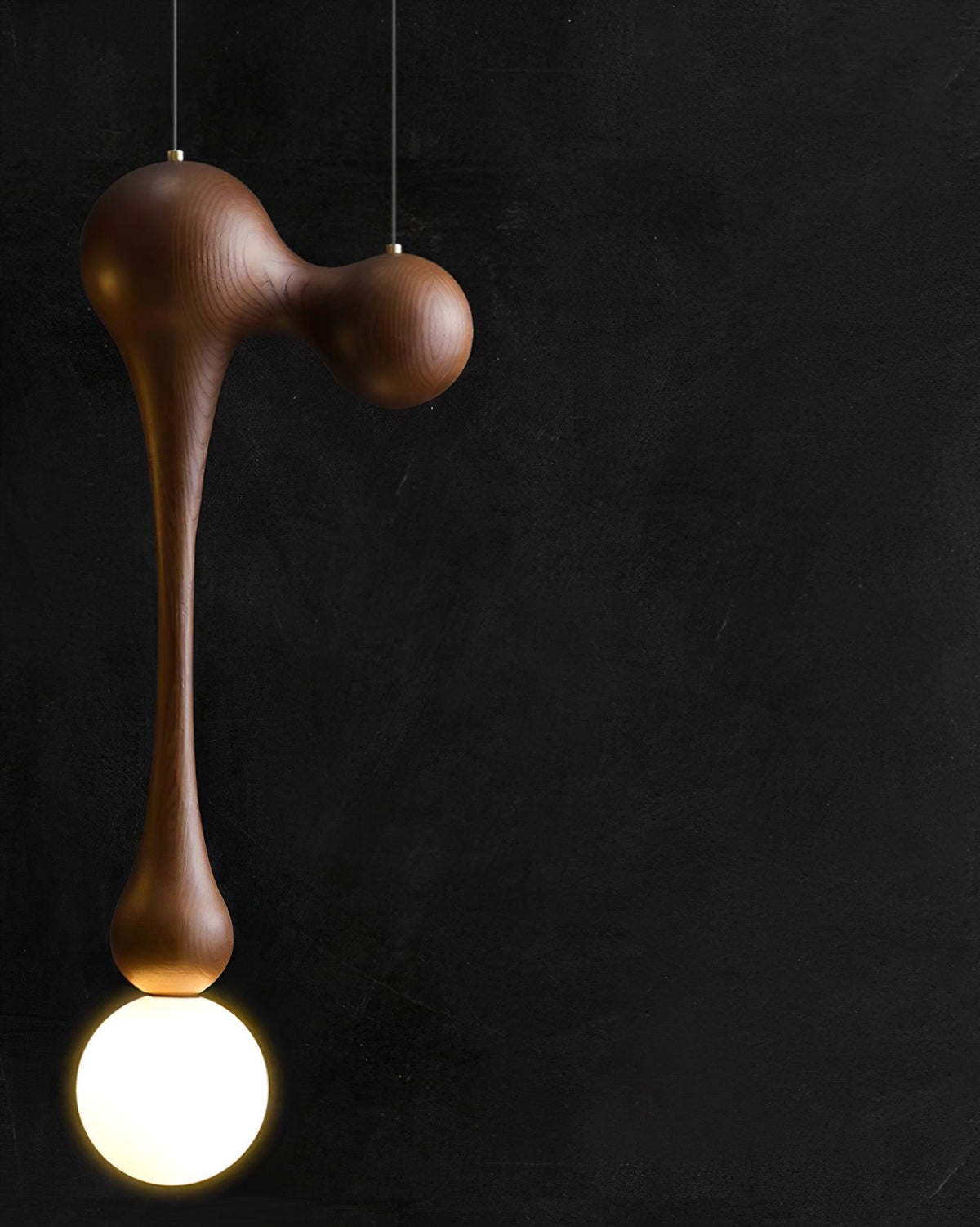 Hale lampada a sospensione in legno lussuoso