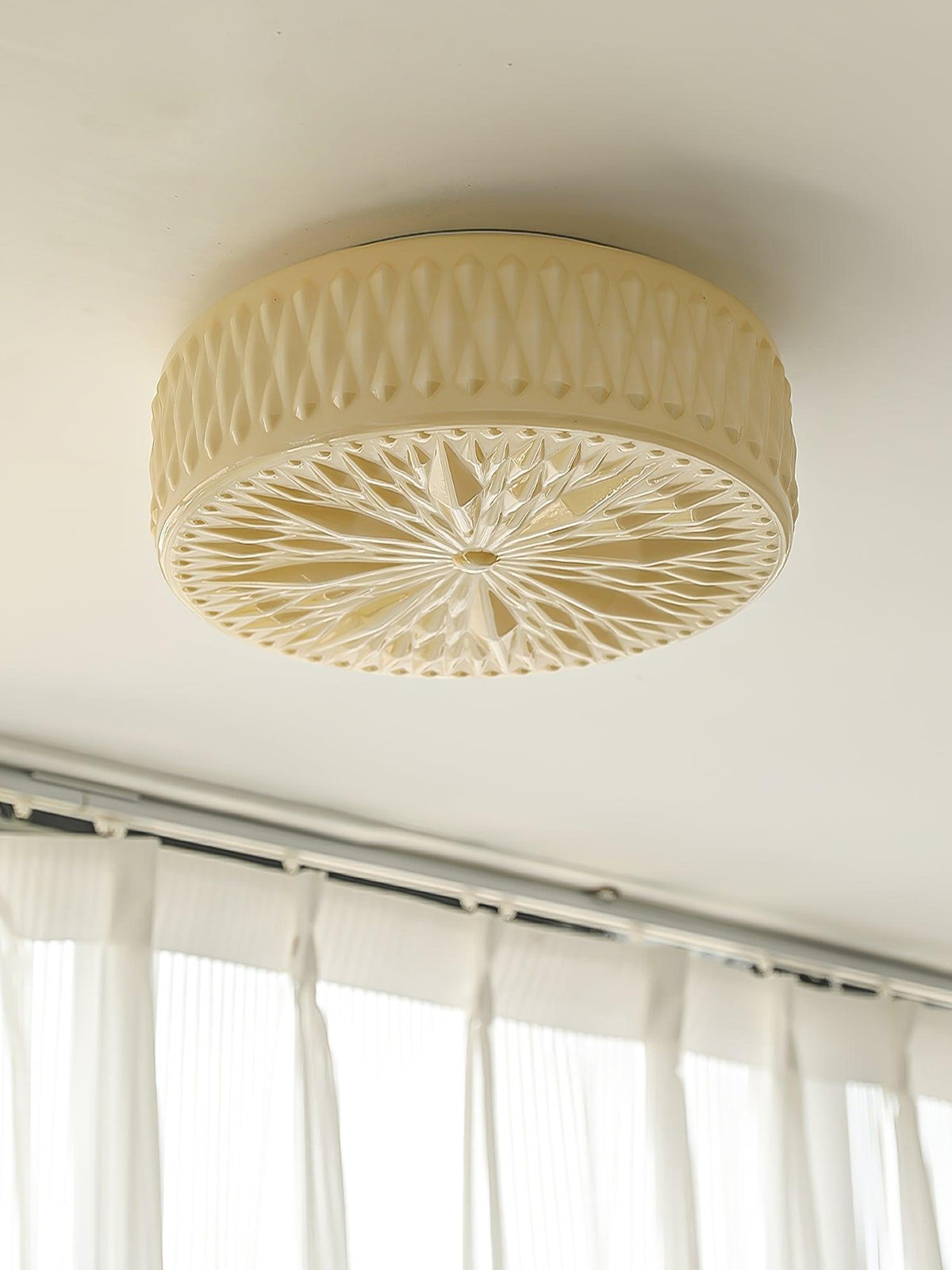 Lioriira lampada da soffitto Paralume in vetro e acrilico moderno Mooncake