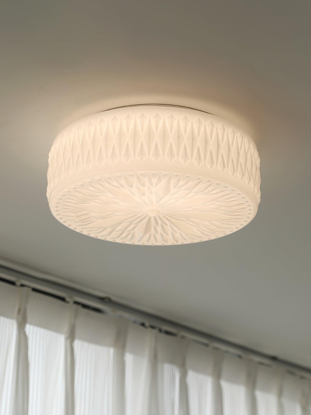 Lioriira lampada da soffitto Paralume in vetro e acrilico moderno Mooncake