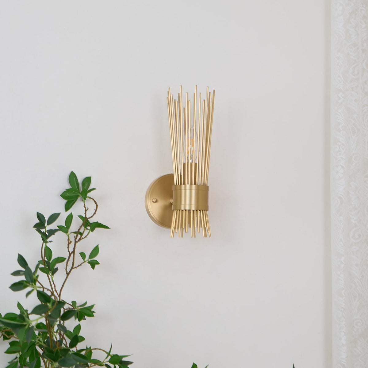 Thresher lampada da parete postmoderna in ottone