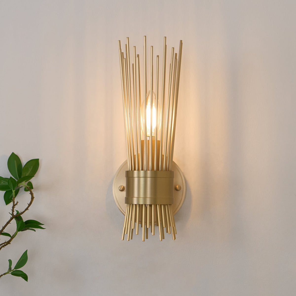 Thresher lampada da parete postmoderna in ottone