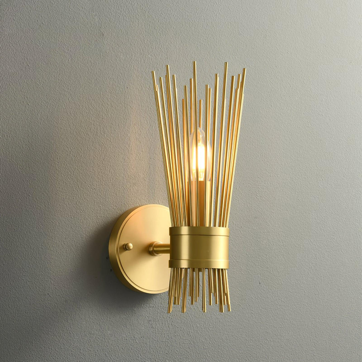 Thresher lampada da parete postmoderna in ottone