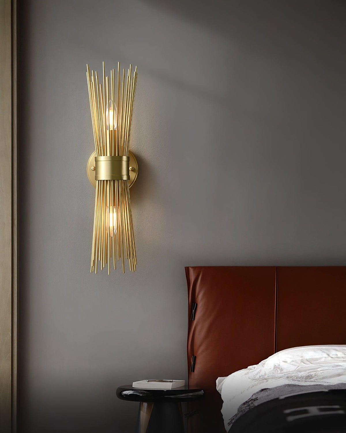 Thresher lampada da parete postmoderna in ottone