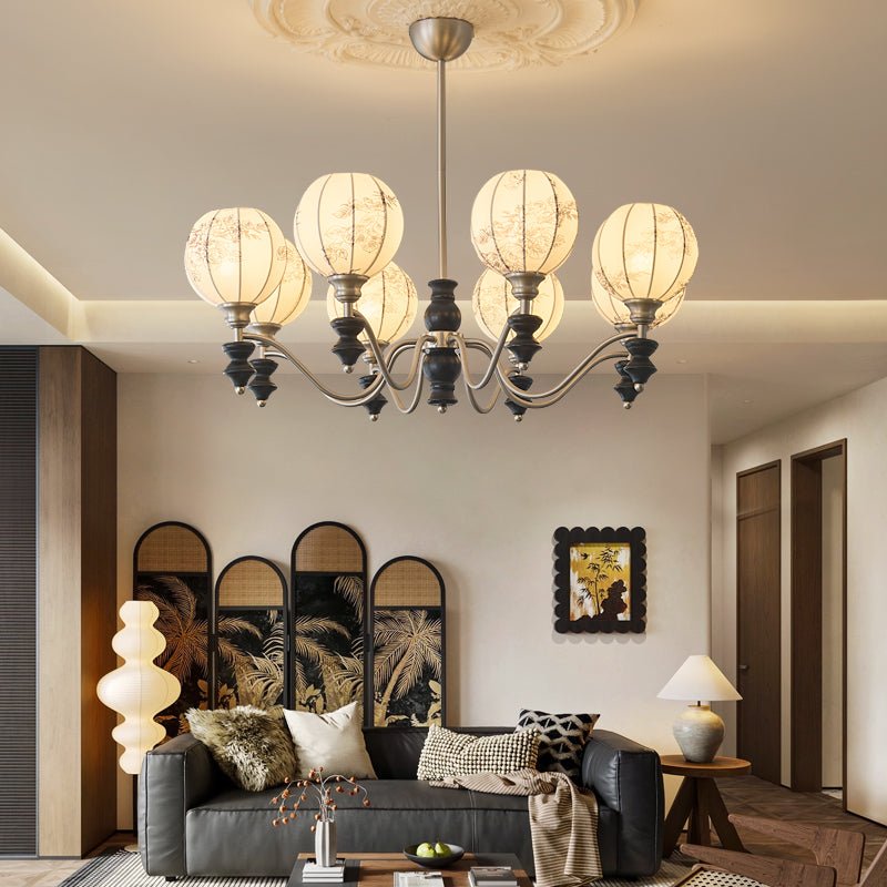 Osilan lampadario Eleganza vintage in legno