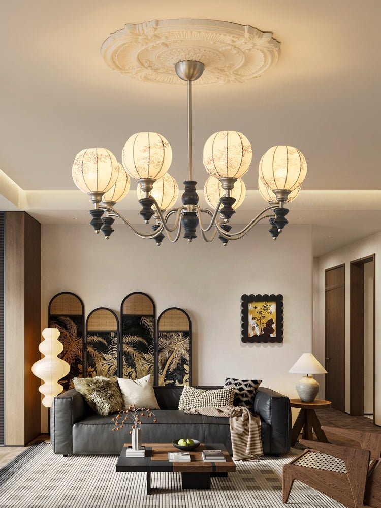 Osilan lampadario Eleganza vintage in legno
