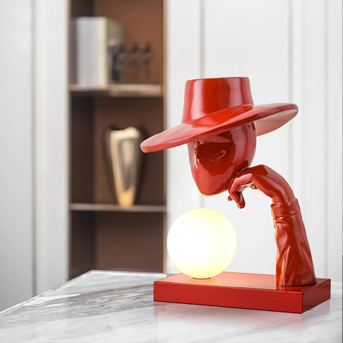Cisoril lampada da tavolo in Ceramica a Scultura