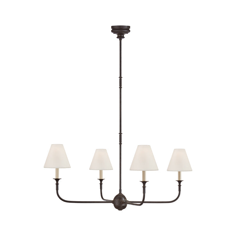 Arthaila lampadario vintage industriale grande in tessuto