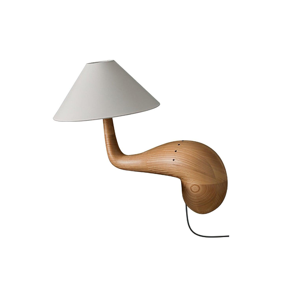 Solisise lampada da tavolo in legno artistica