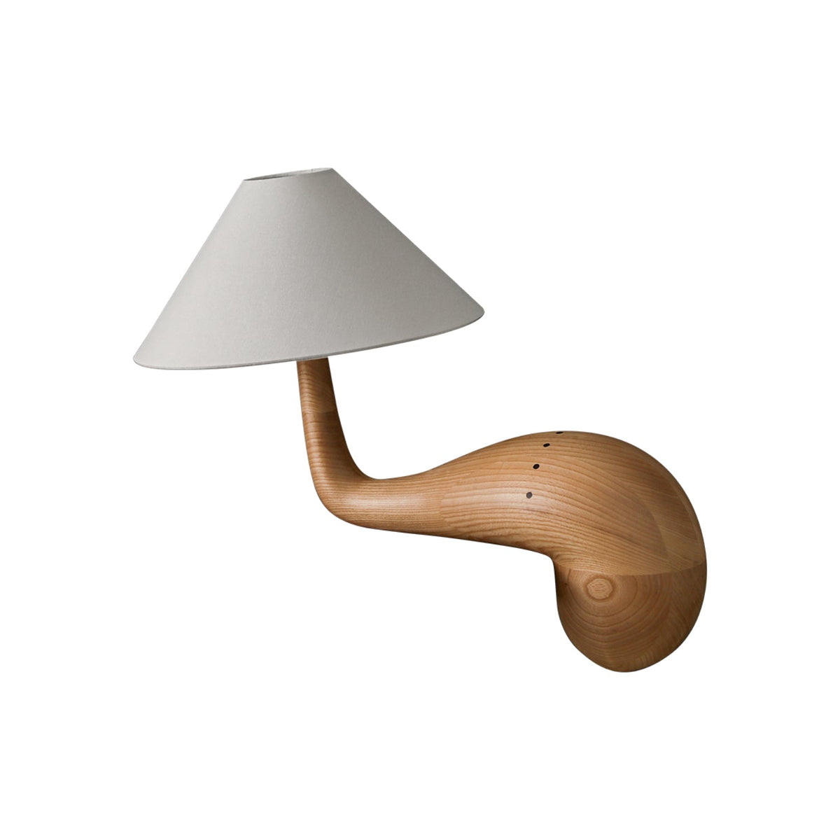 Solisise lampada da tavolo in legno artistica
