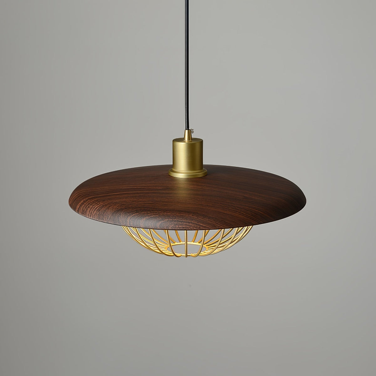 Rinoira lampada a sospensione in legno Retro vintage