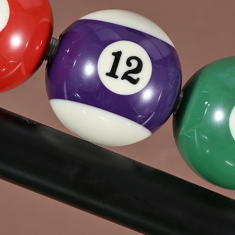 Rivi lampadario da Biliardo sfera nera vetro moderno