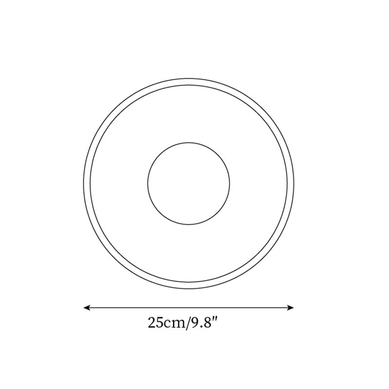 Norvian lampada da parete Tonda in travertino minimalista