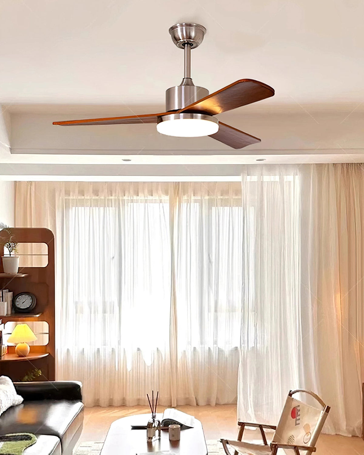 Mireaine ventilatore da soffitto con luce