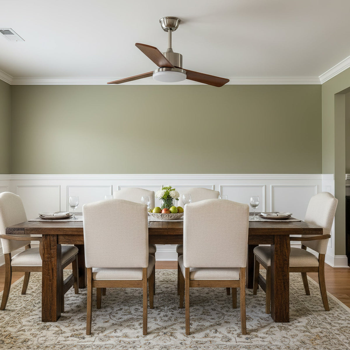 Mireaine ventilatore da soffitto con luce