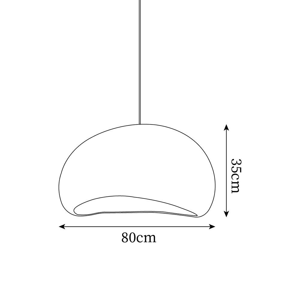 Lampada a sospensione ciottoli Inspired Organic Form Soft Glow moderno Artistic