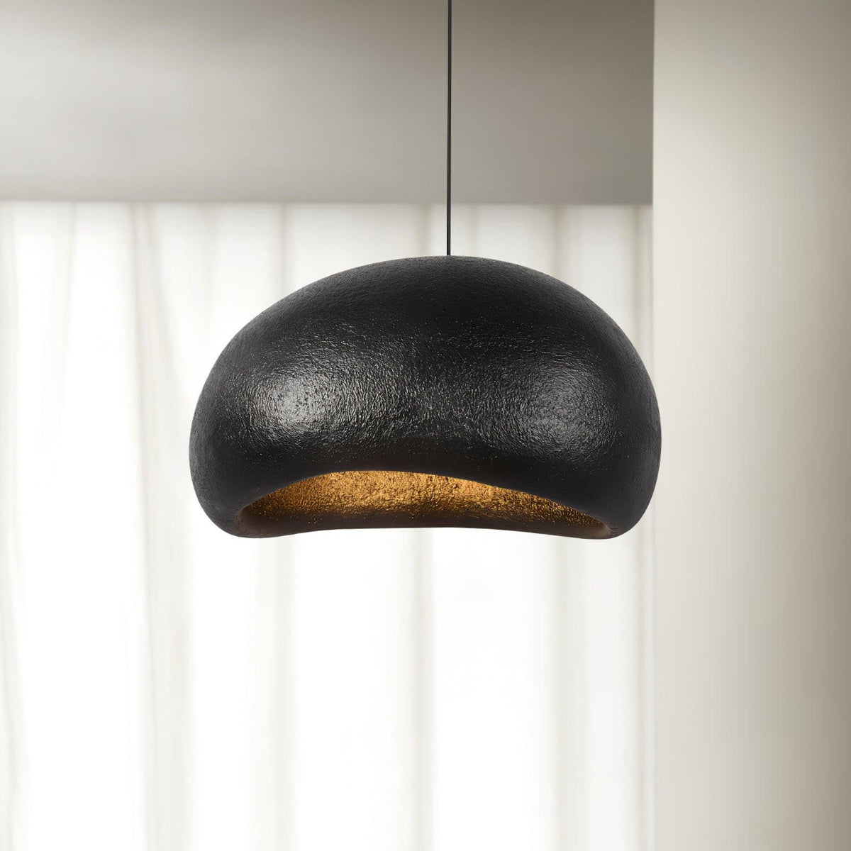 Lampada a sospensione ciottoli Inspired Organic Form Soft Glow moderno Artistic