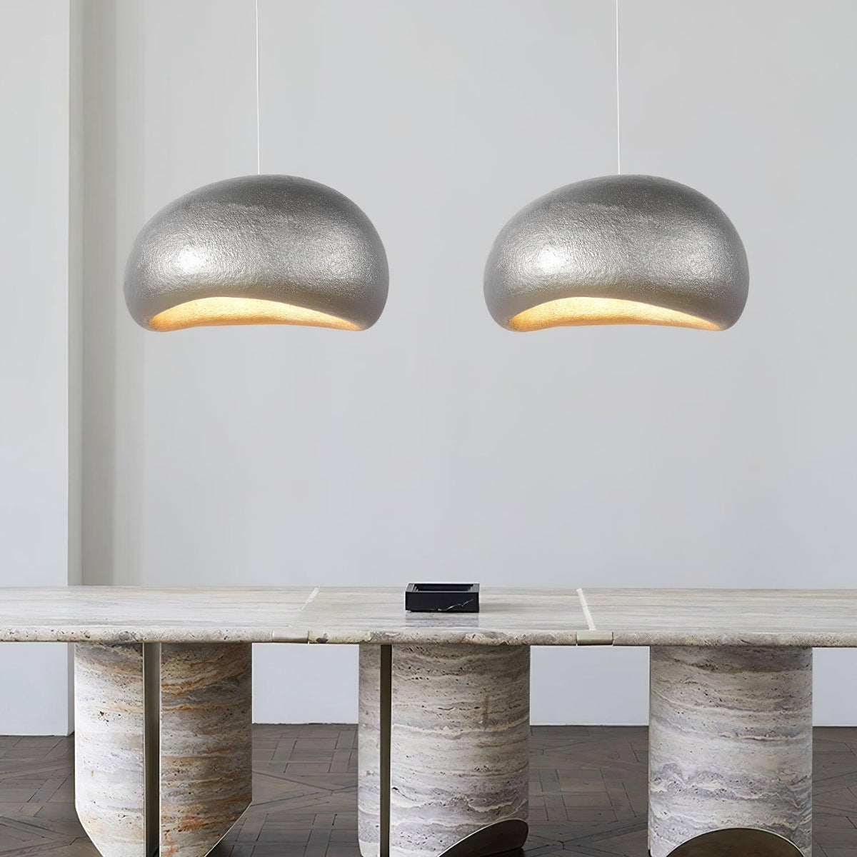 Lampada a sospensione ciottoli Inspired Organic Form Soft Glow moderno Artistic