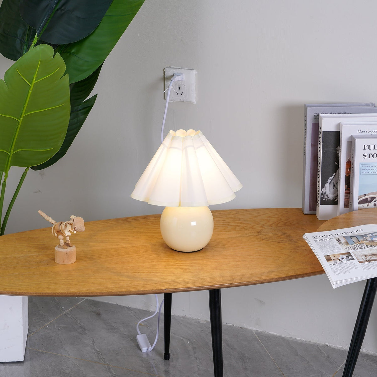Nirixon lampada da tavolo in tessuto Whimsical