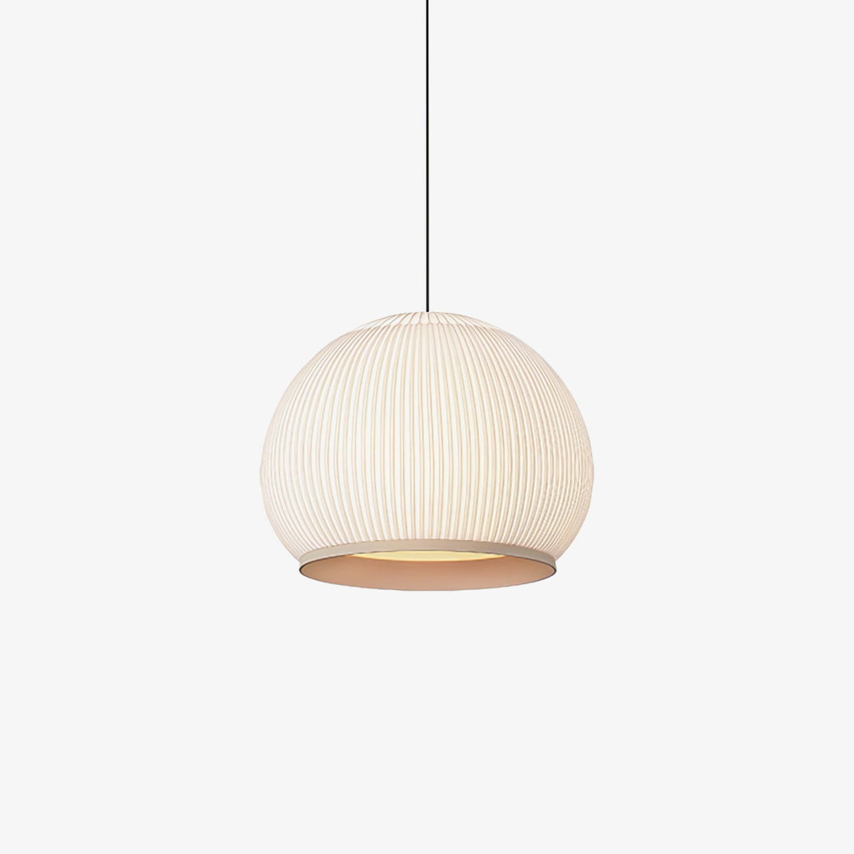 Lineiella lampada a sospensione in tessuto minimalista