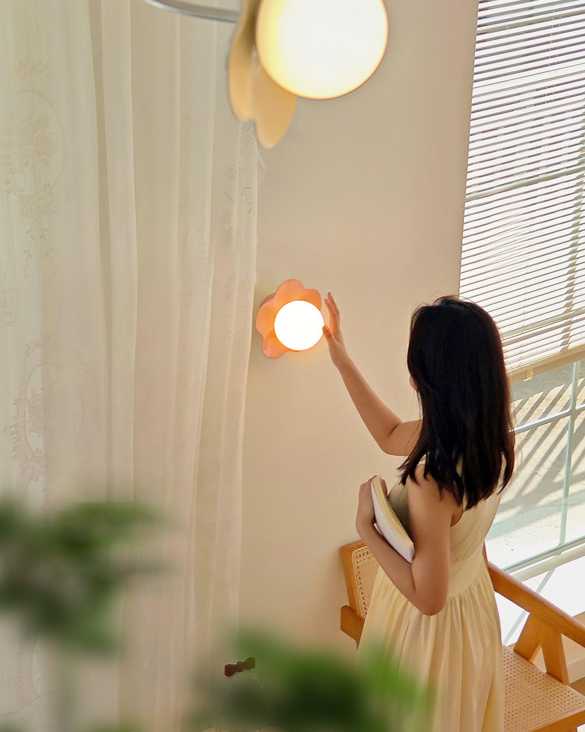 Arcore lampada da parete in resina Playful