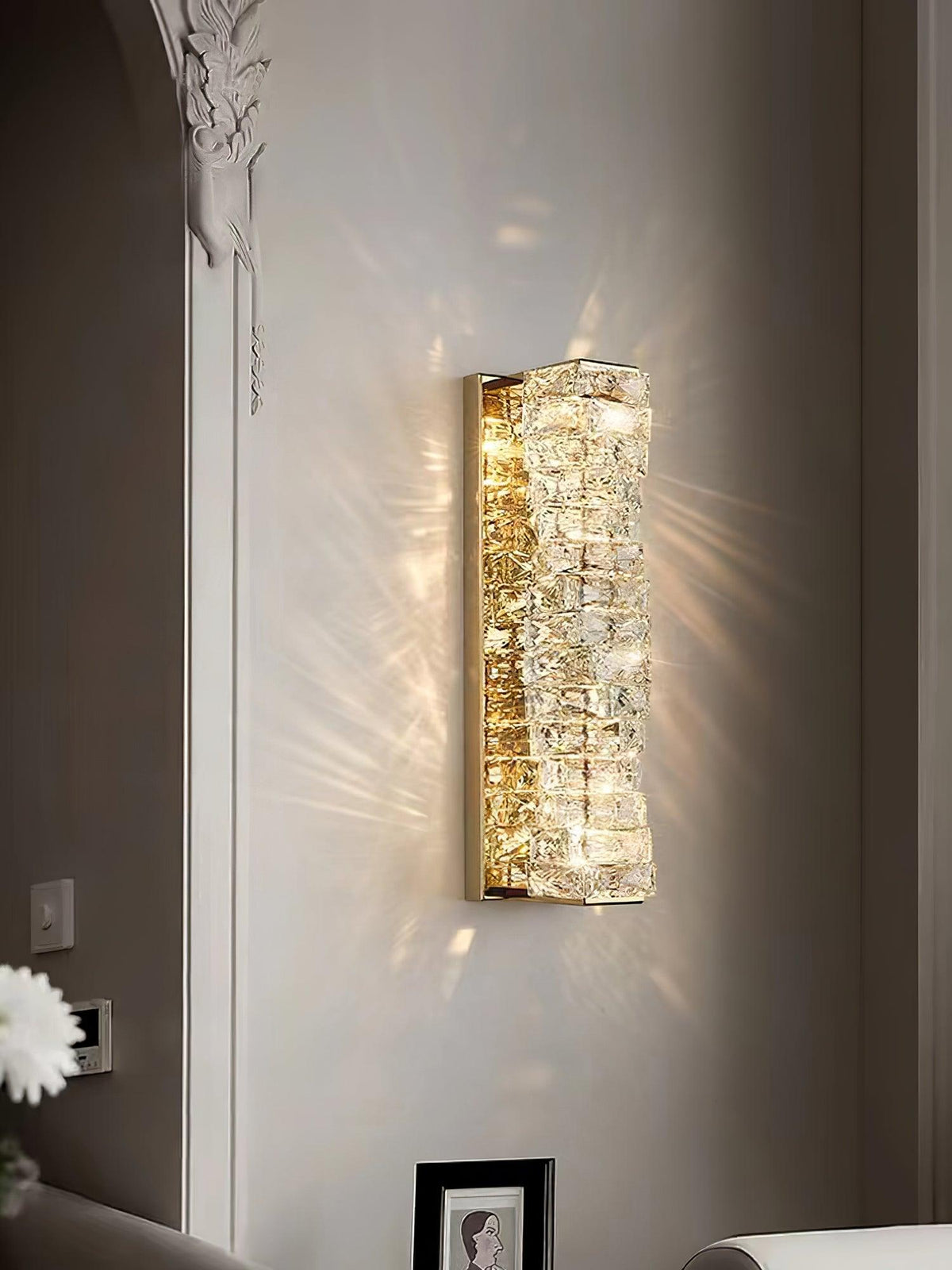 Ilvelia Applique Cristallo Postmoderno Lusso - Relic Pieces