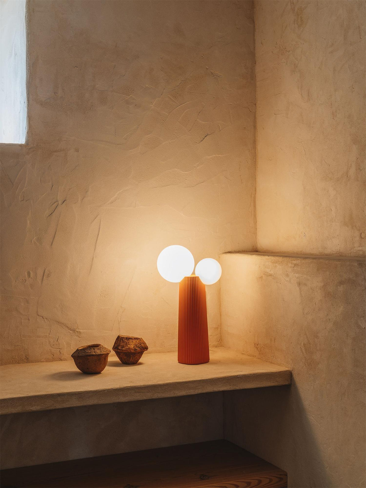 Zenithre lampada da tavolo in resina e plastica