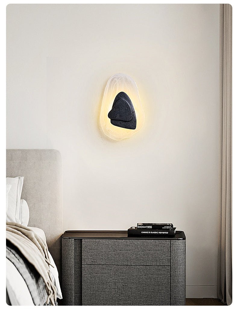 Nils Opulora Lava Veil lampada da parete