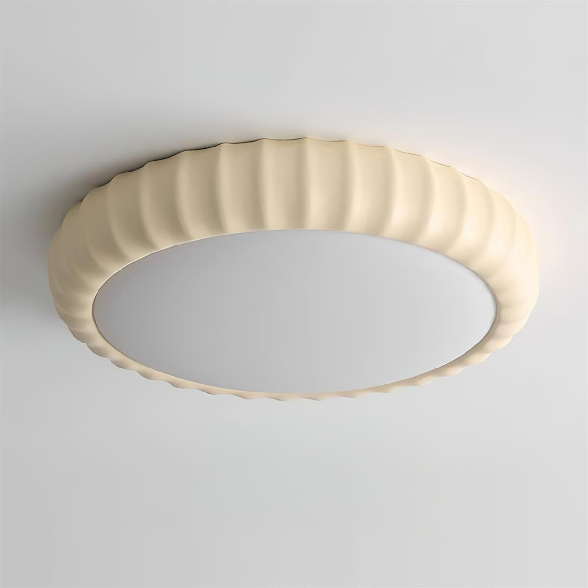Lampada da soffitto in resina verde minimalista moderna