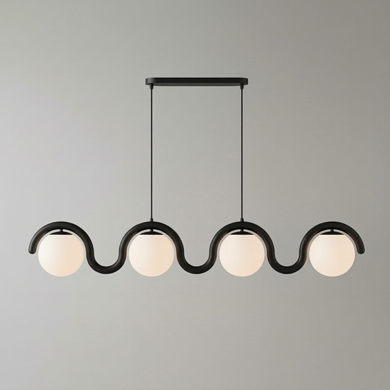 Elowis Linear Ball lampada a sospensione a globo