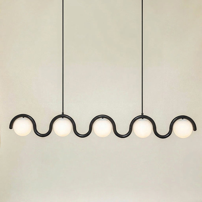 Elowis Linear Ball lampada a sospensione a globo