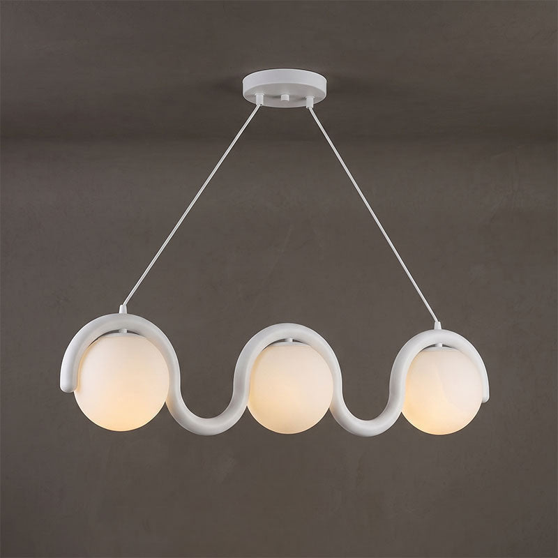 Elowis Linear Ball lampada a sospensione a globo