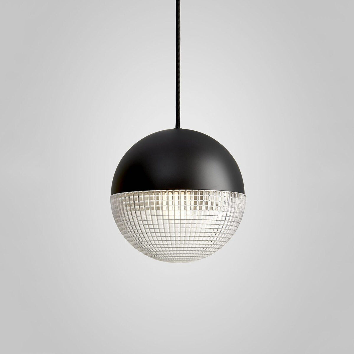 Kevelo lampada a sospensione ottone vetro moderna