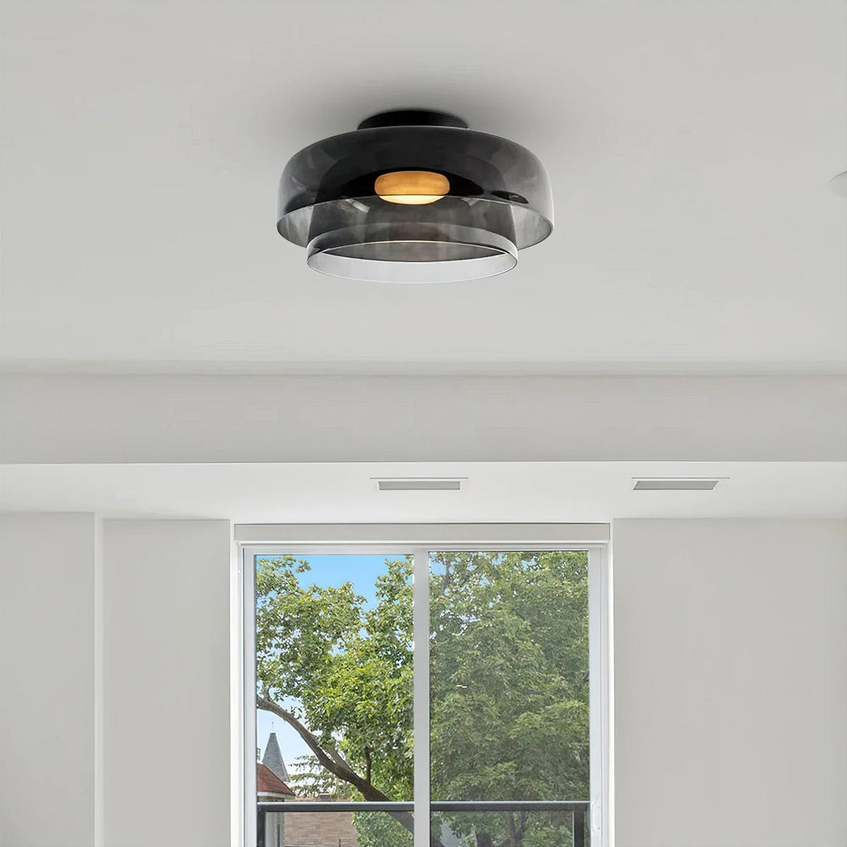 Miroriella lampada da soffitto Struttura stratificata Calda elegante