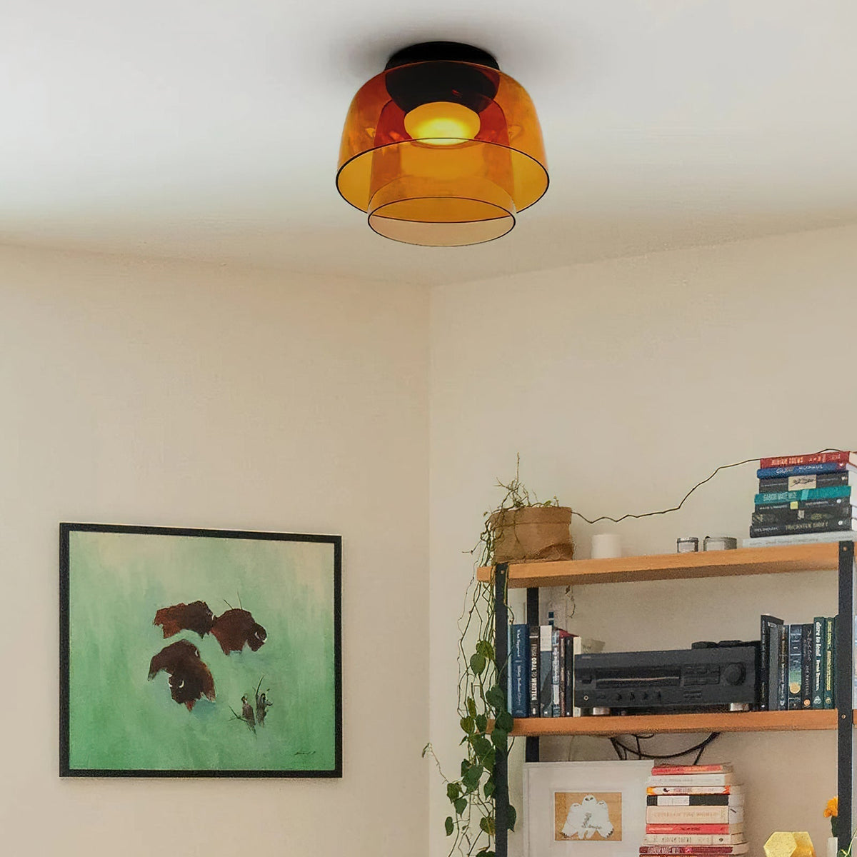 Miroriella lampada da soffitto Struttura stratificata Calda elegante