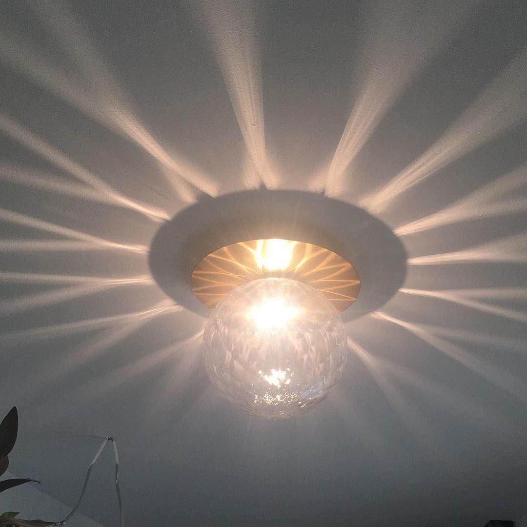 Nifte lampada da parete Disco sfera Globale minimalista