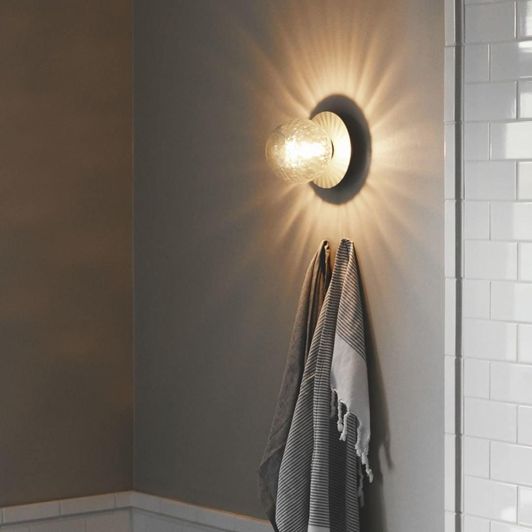 Nifte lampada da parete Disco sfera Globale minimalista