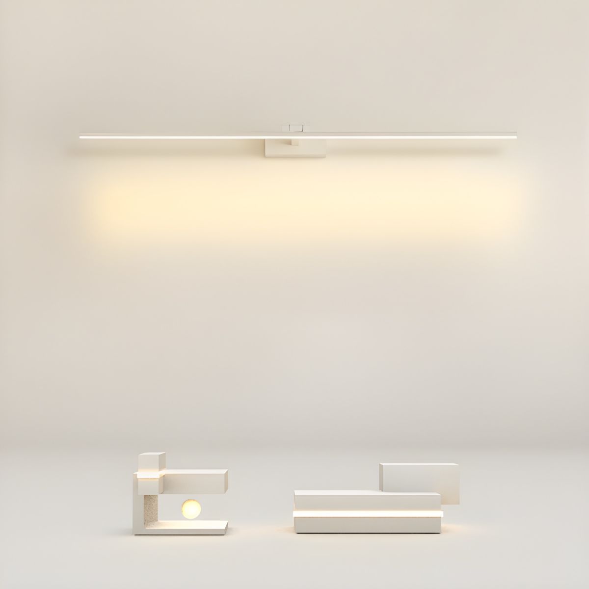 Applique Applicazione moderna minimalista per bagno a linea
